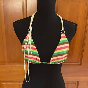 VIX Striped Multicolor Bikini